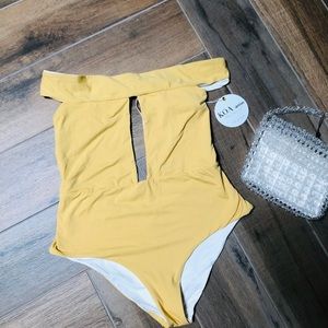 Koa reversible one piece swimsuit